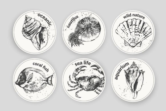 Download Sea Life Logo Set - Premium Resources