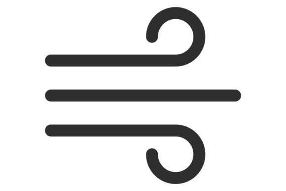 Download Air Motion Line Icon. Wind Breeze Symbol - Symbol Collection
