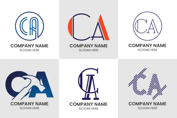Download Initial Letter CA Logo Set - Premium Resources