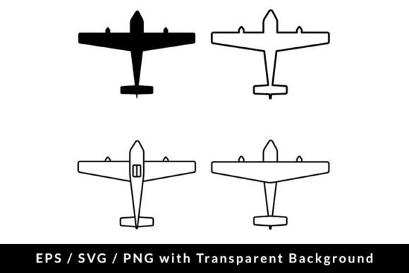 Download Airplane Icon Symbol Set EPS SVG PNG - Symbol Collection