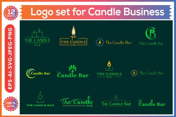 Download Logo Set for Candle Business - Premium Resources
